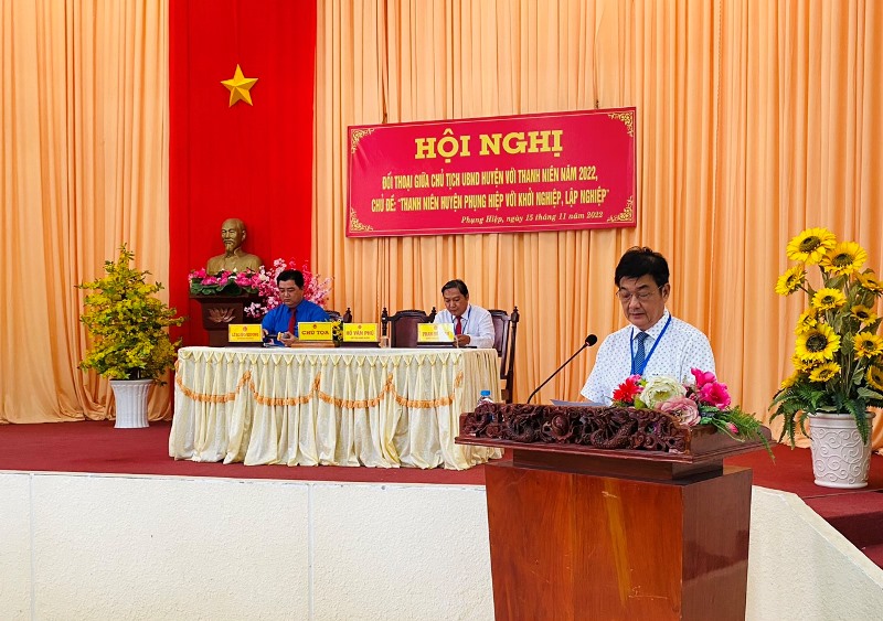 Phụng Hiệp Hội Nghị đối Thoại Giữa Chủ Tịch Ubnd Huyện Với Thanh Niên Năm 2022